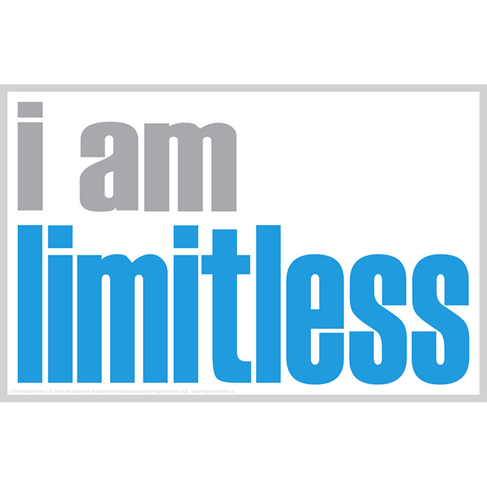 ISM0019P - I Am Limitless Poster in Motivational