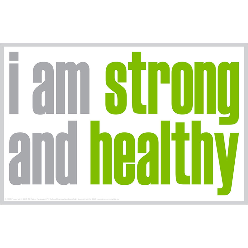 ISM0024P - I Am Strong Poster in Motivational