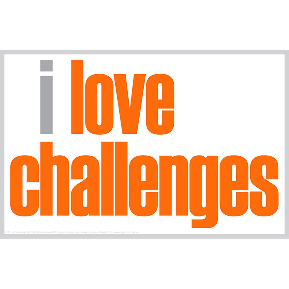 ISM0025M - I Love Challenges Magnet in Accessories