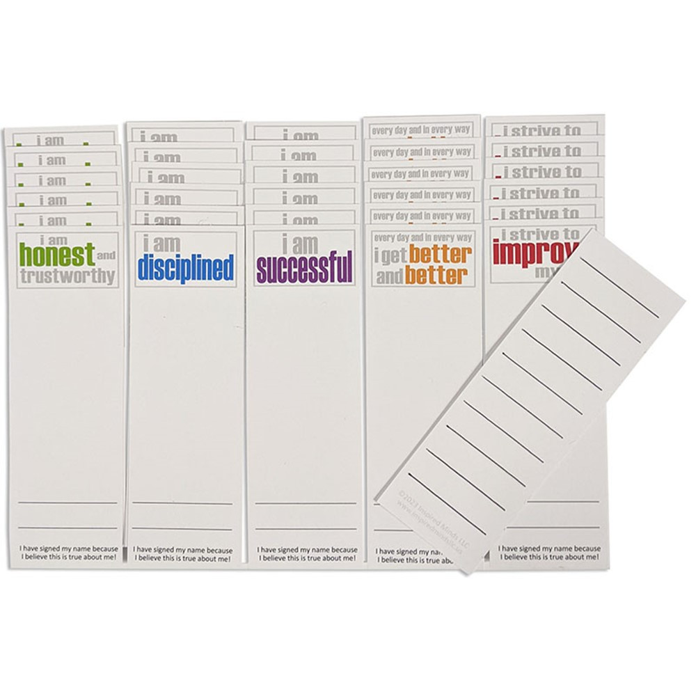 Page Keepers Bookmarks, Inner Strength Booster Set, 6 Each of 5 Titles, Set of 30 - ISM52352PK | Inspired Minds | Bookmarks