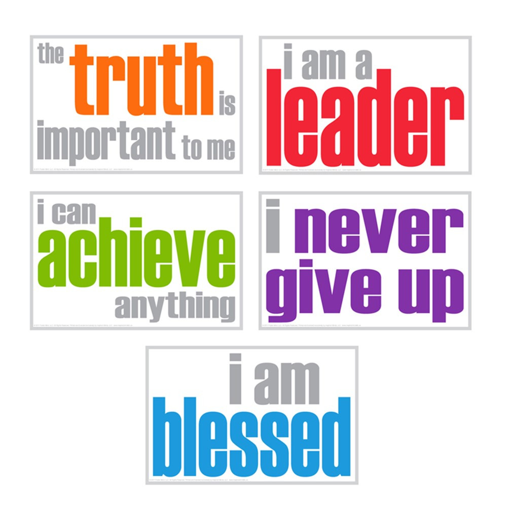 Encouragement Posters, Pack of 5 - ISM52353 | Inspired Minds | Motivational