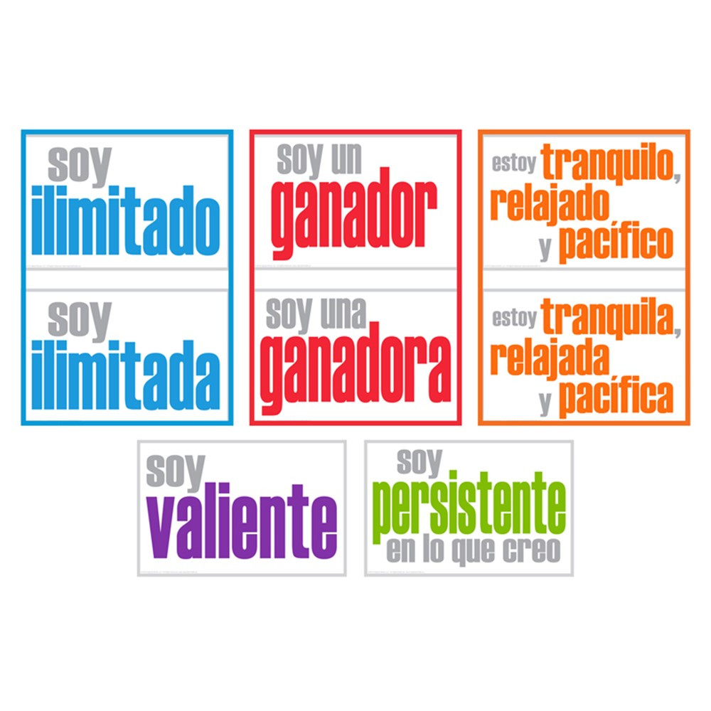 Hopefulness Posters, Spanish, Pack of 5 - ISM52354S | Inspired Minds | Motivational