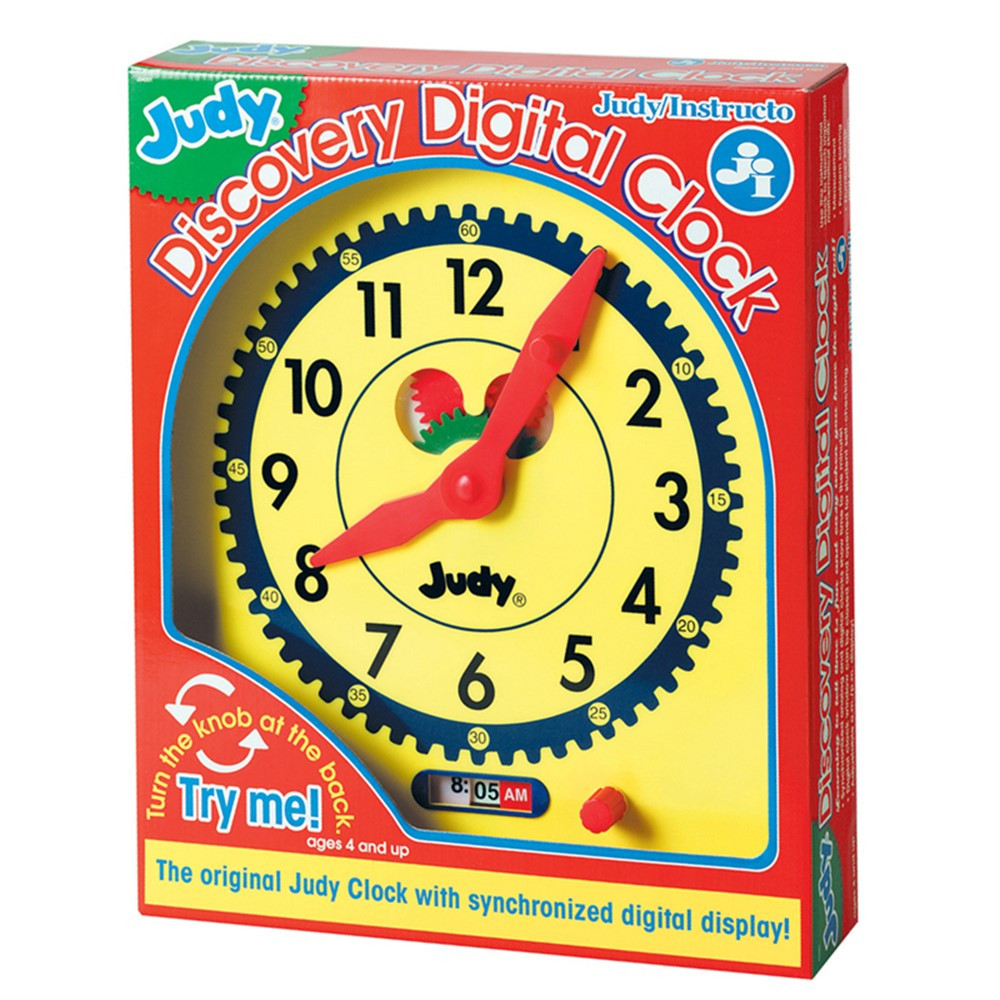 J-34001 - Judy Discovery Digital Clock in Time