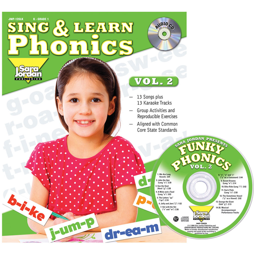 Jordan　Phonics　Vol　Sing　Cd　Sara　Learn　Publishing　Book　JMP126LK