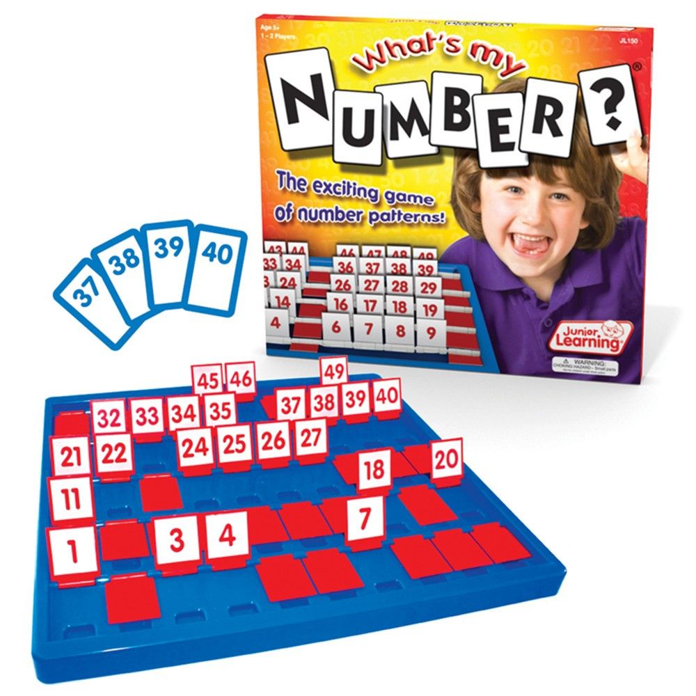 What s My Number Game JRL150 Junior Learning Math