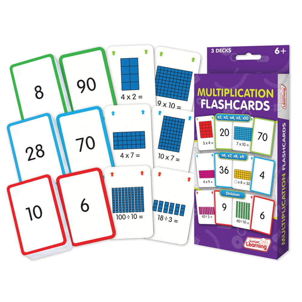 JRL206 - Multiplication Flash Cards in Flash Cards