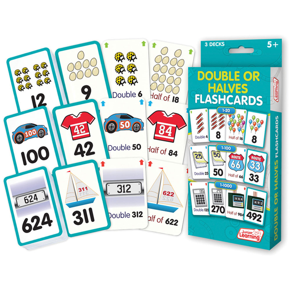 JRL213 - Double Or Halves Flash Cards in General