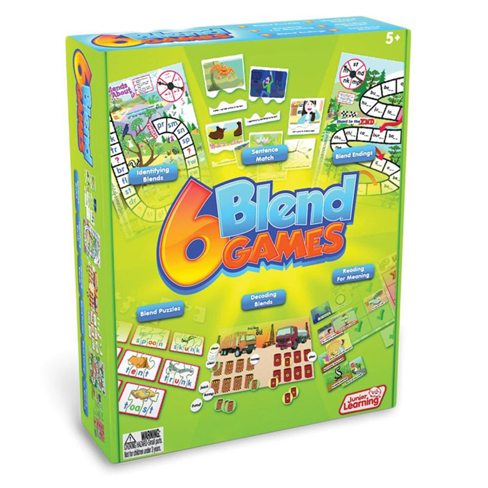 6 Blend Games - JRL410 | Junior Learning | Language Arts