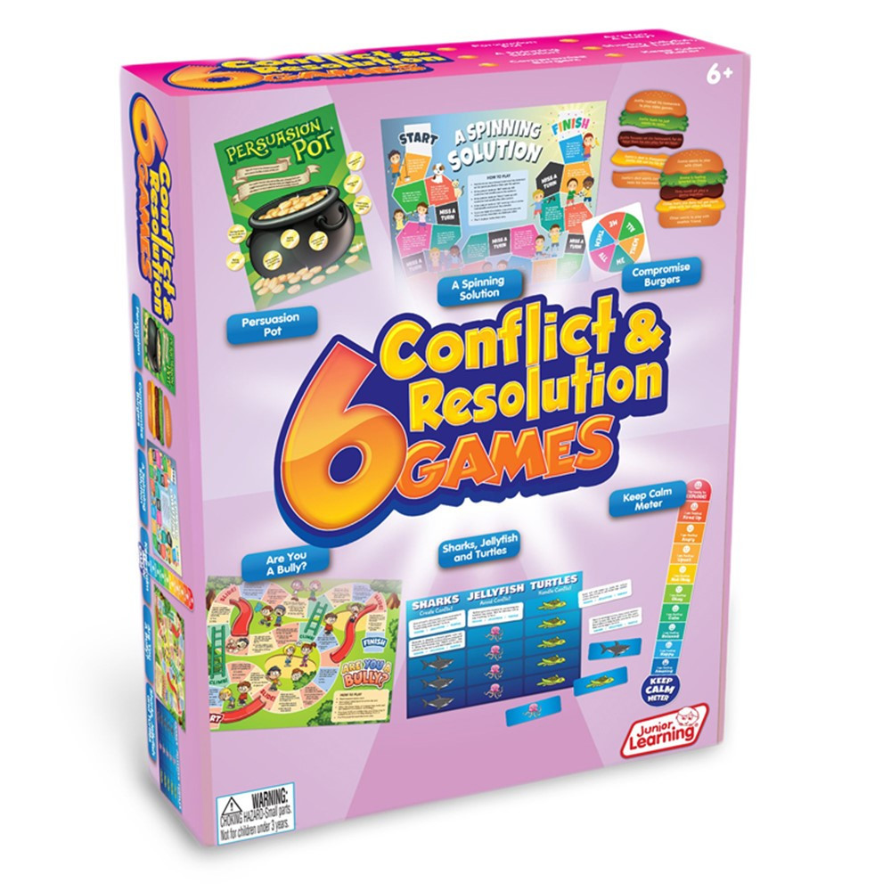 6 Conflict & Resolution Games - JRL415 | Junior Learning | Games