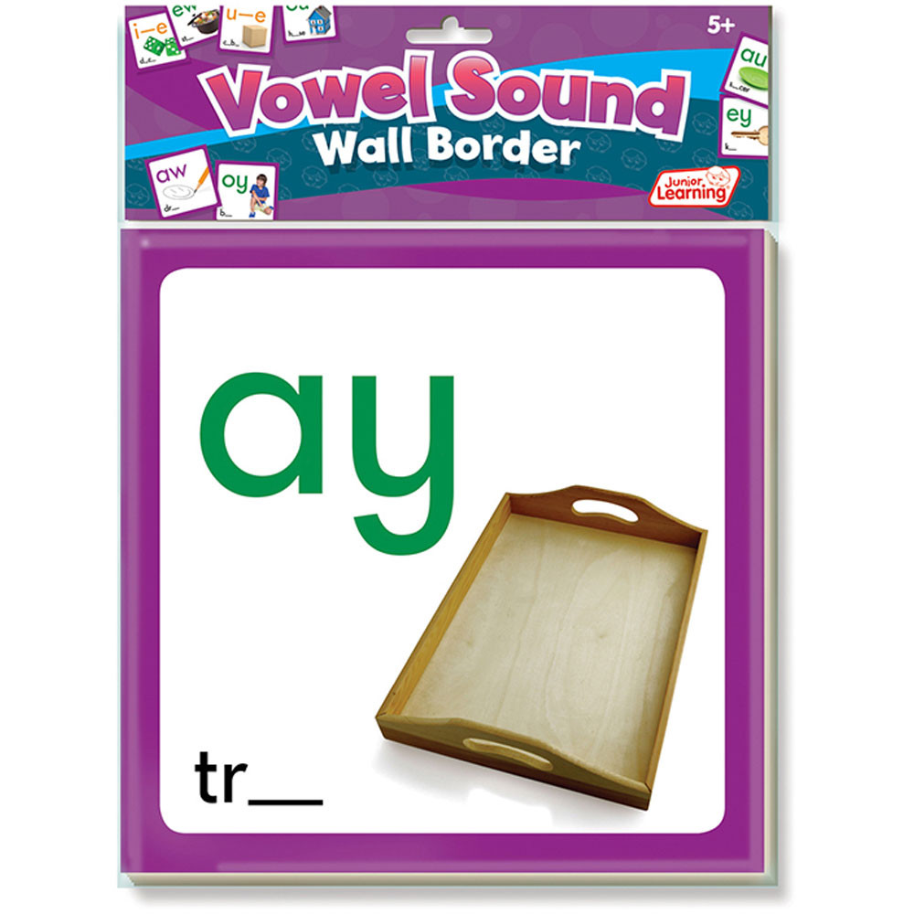 JRL464 - Wall Borders Vowel Sounds in Border/trimmer