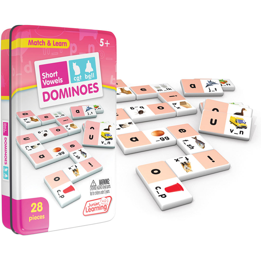 JRL493 - Short Vowels Dominoes in Dominoes
