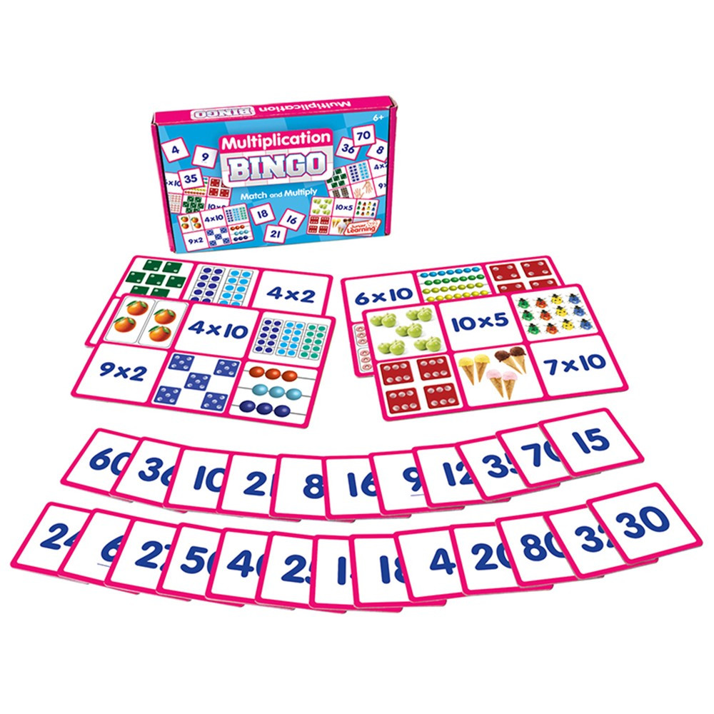 JRL550 - Multiplication Bingo Banded in Bingo