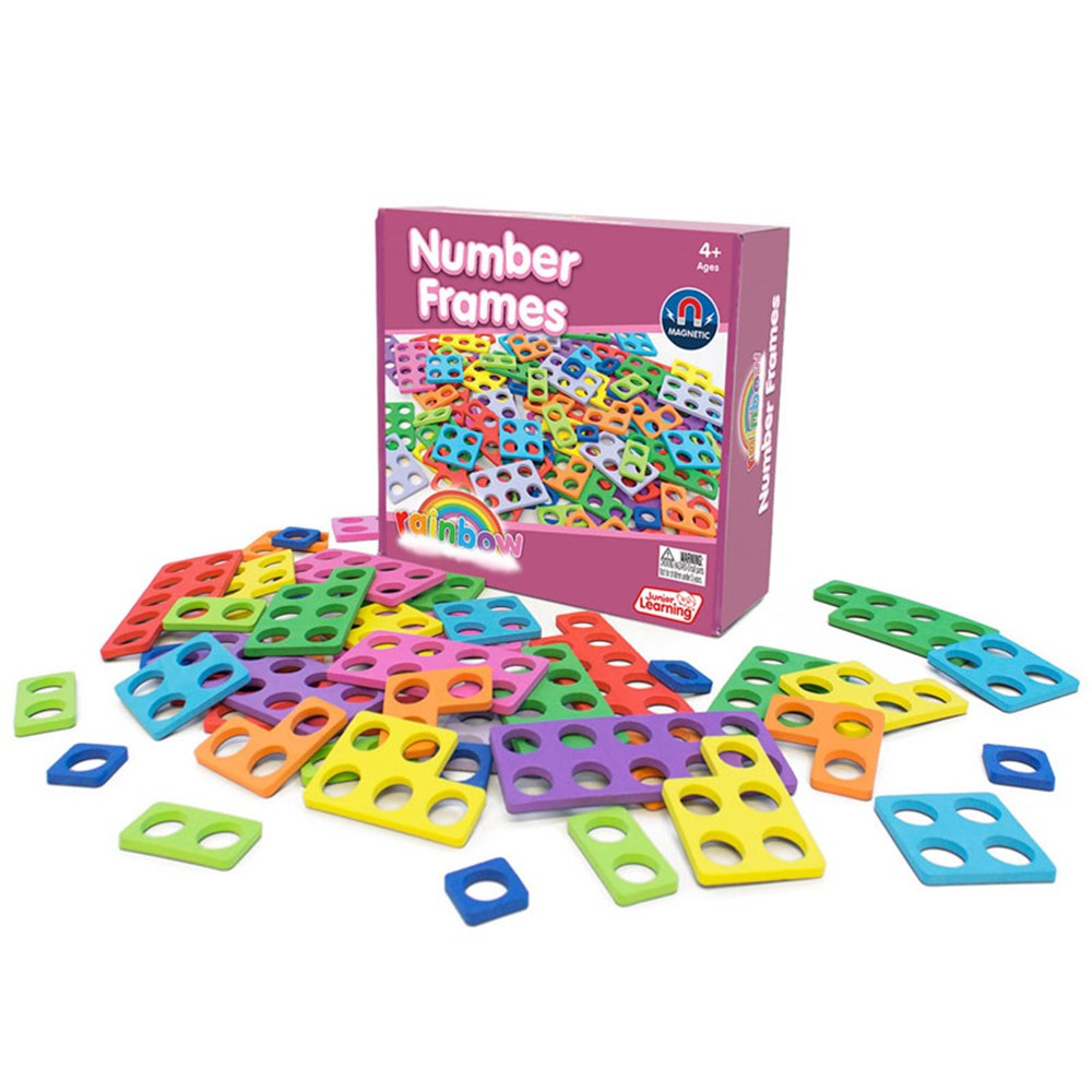 Rainbow Number Frames - JRL615 | Junior Learning | Numeration