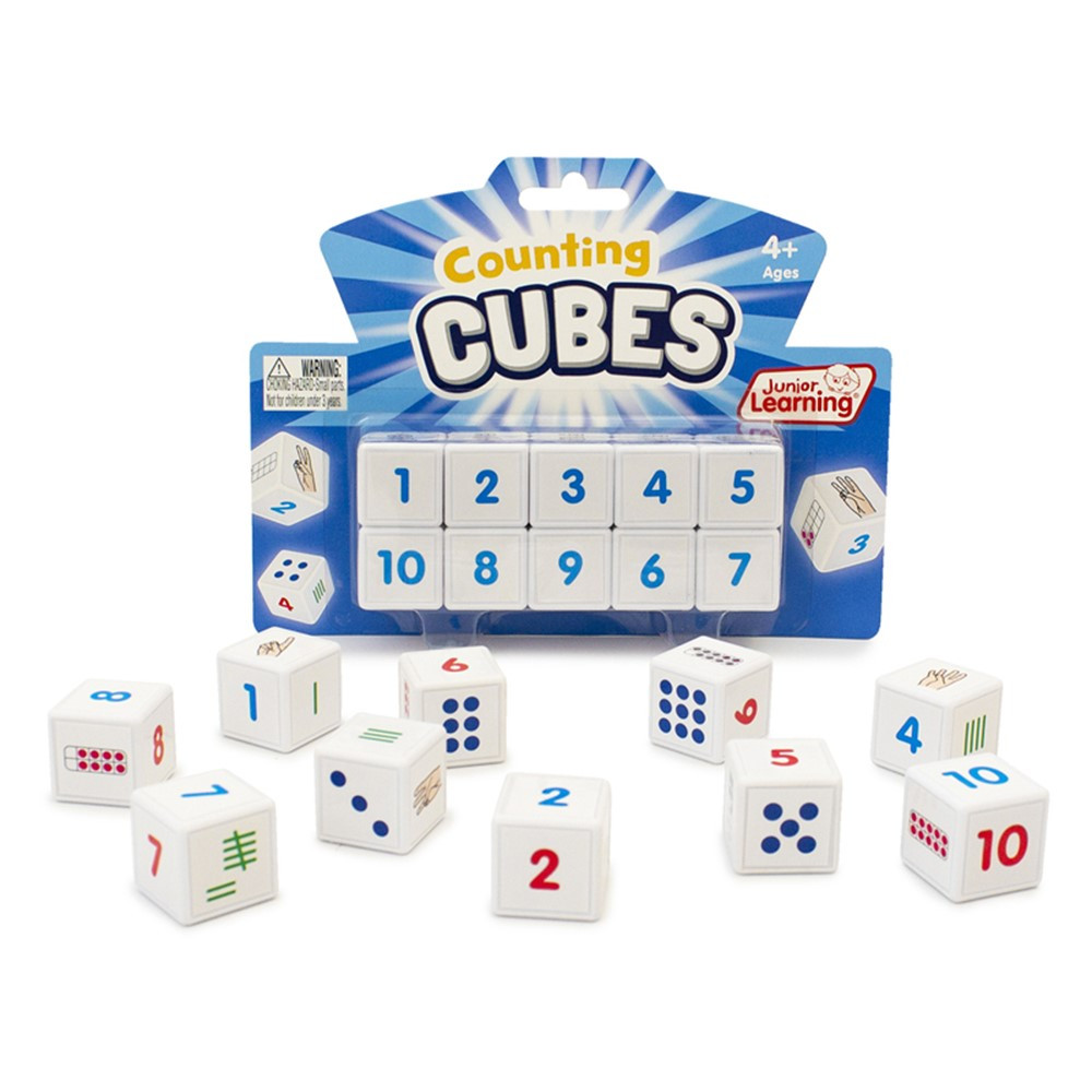 Counting Cubes, Set of 10 - JRL645 | Junior Learning | Math