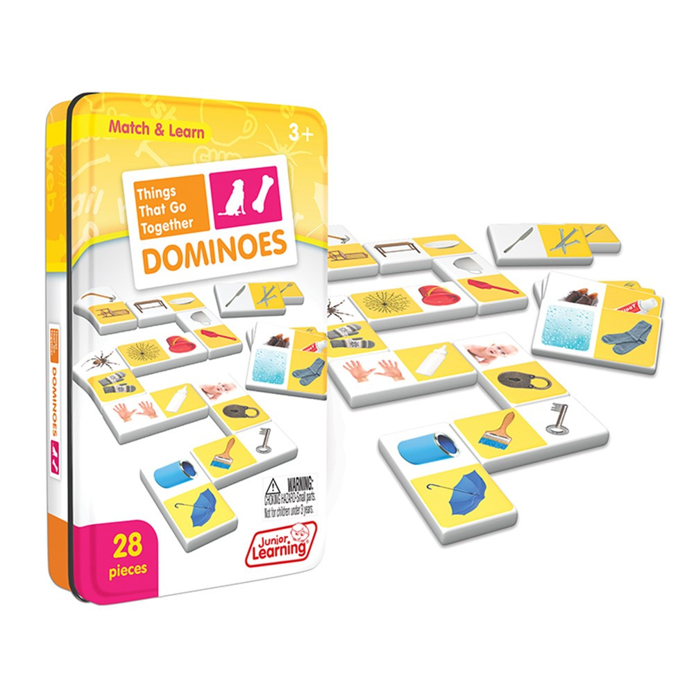 Things That Go Together Match & Learn Dominoes - JRL672 | Junior Learning | Dominoes