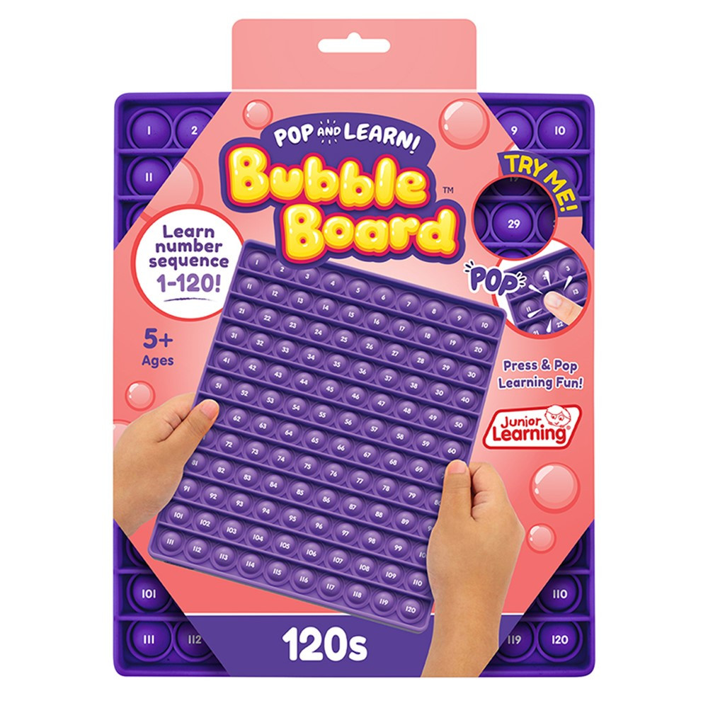 120s Pop and Learn Bubble Board - JRL677 | Junior Learning | Numeration