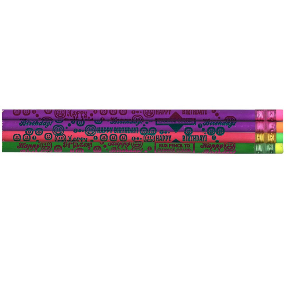 JRM1505B - Thermo Happy Birthday Assorted 12Bx Pencils in Pencils & Accessories