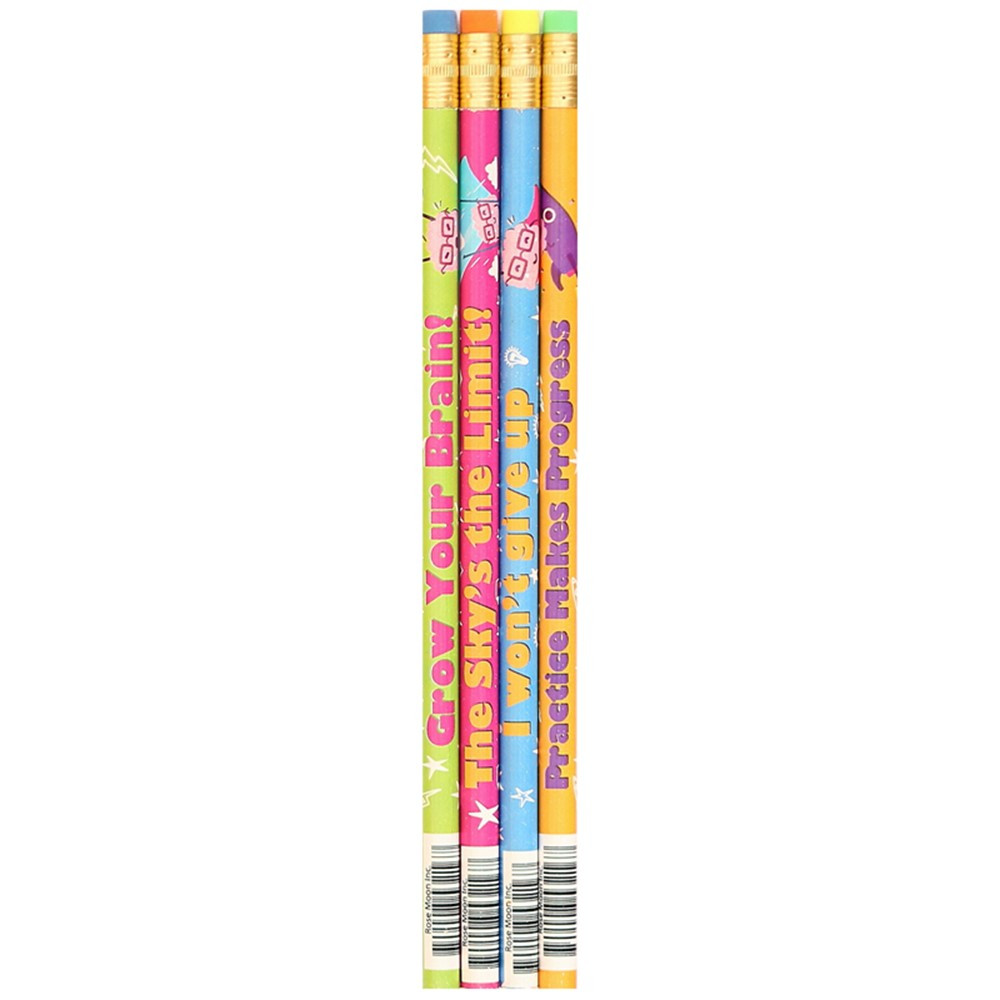 Growth Mindset Pencil Assortment, Pack of 12 - JRM53216D | J.R. Moon Pencil Co. | Pencils & Accessories
