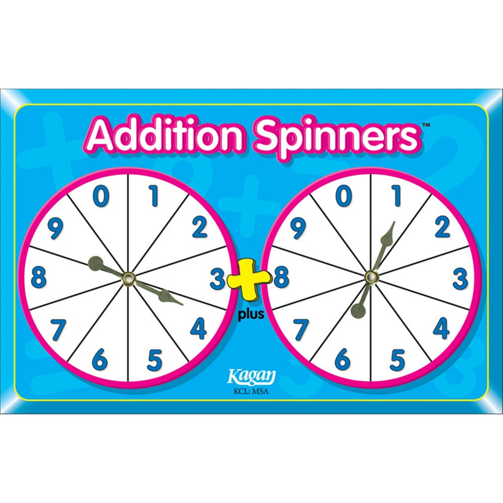 KA-MSA - Addition Spinners in Addition & Subtraction