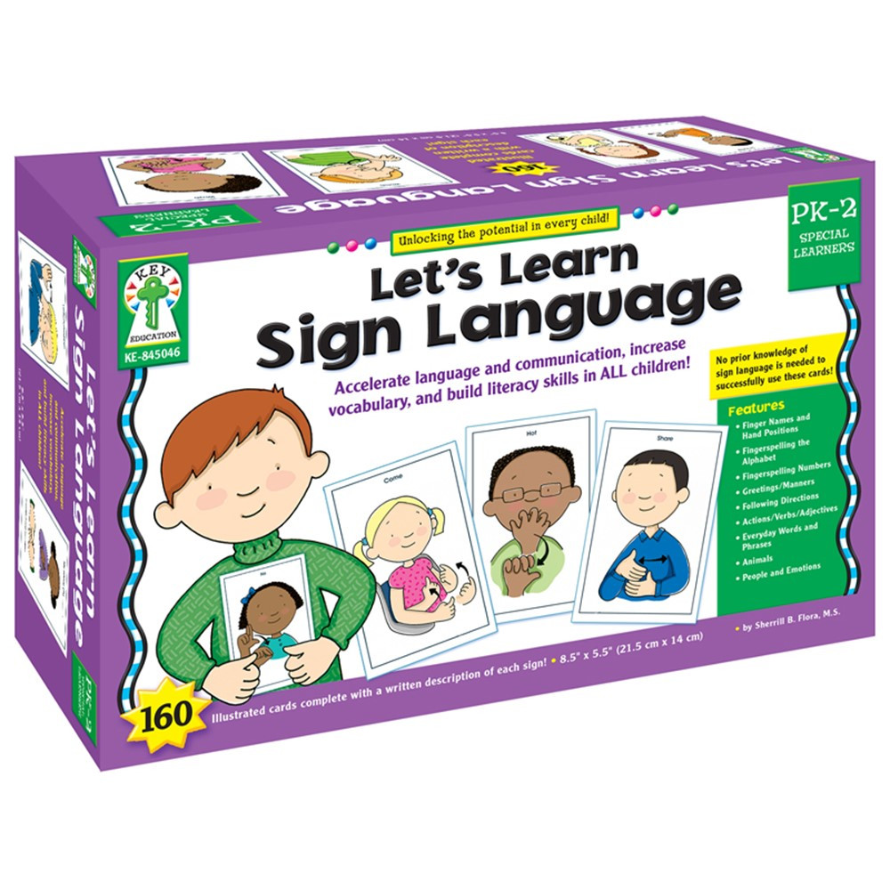 KE-845046 - Sign Language Wt Cards in Sign Language