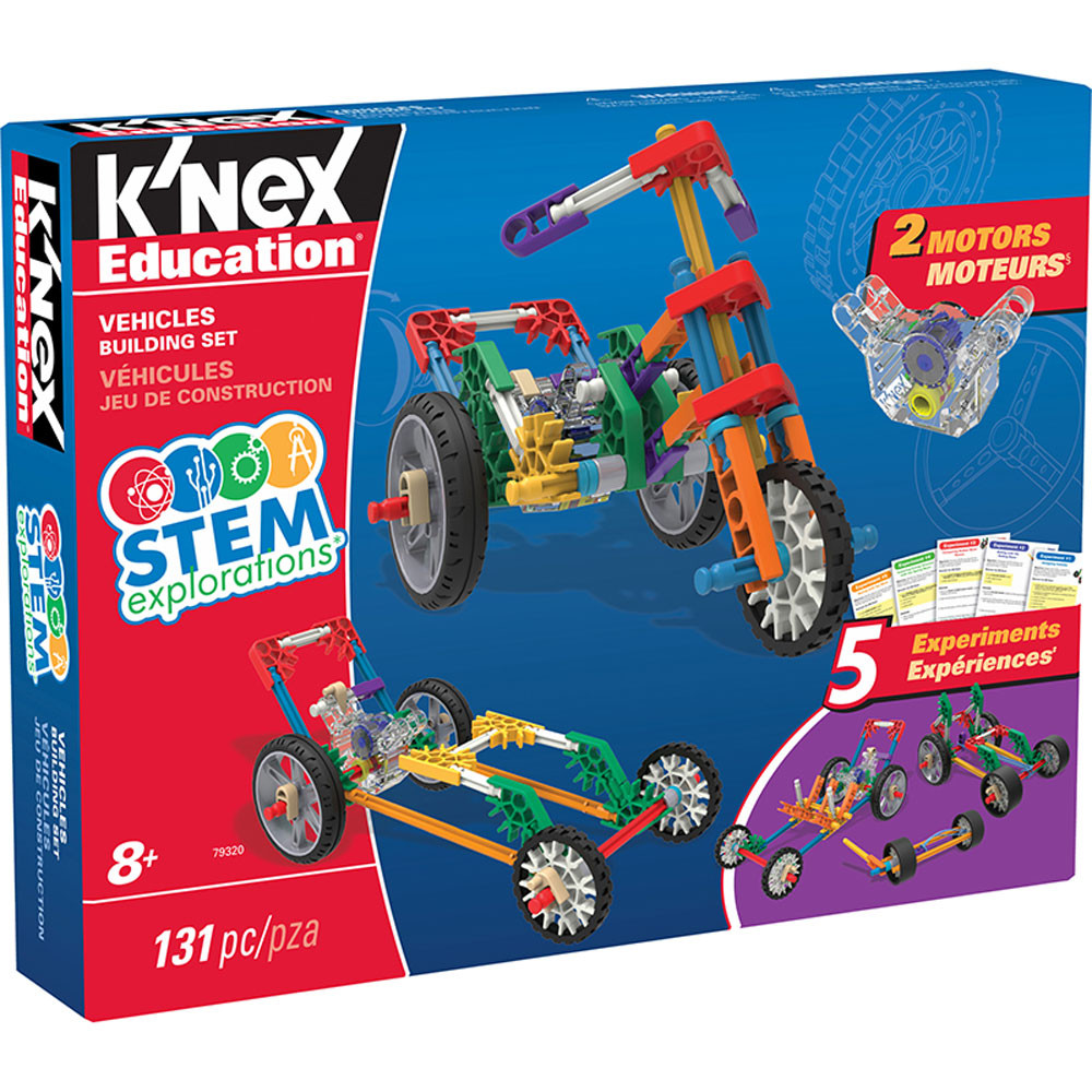 KNX79320 - Knex Stem Vehicles Building Set in Simple Machines