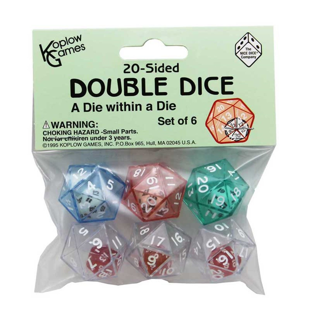KOP12622 - 20 Sided Double Dice in Dice