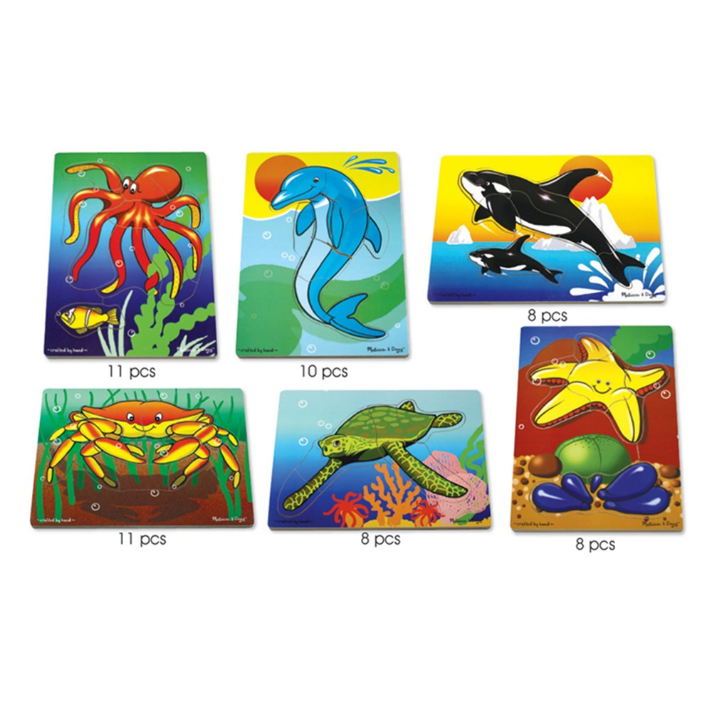 LCI1270 - Puzzle Sea Life in Wooden Puzzles