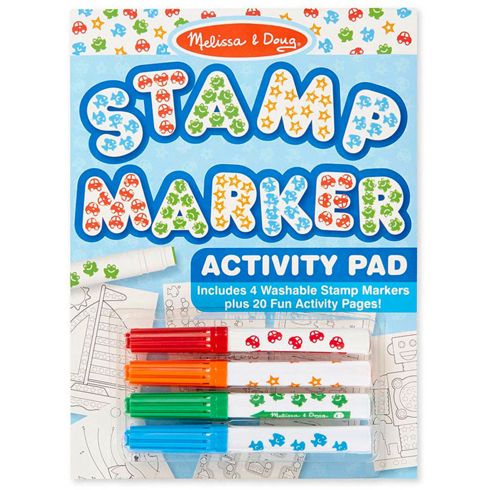 LCI2422 - Stamp Marker Activity Pad Blue in Art Activity Books