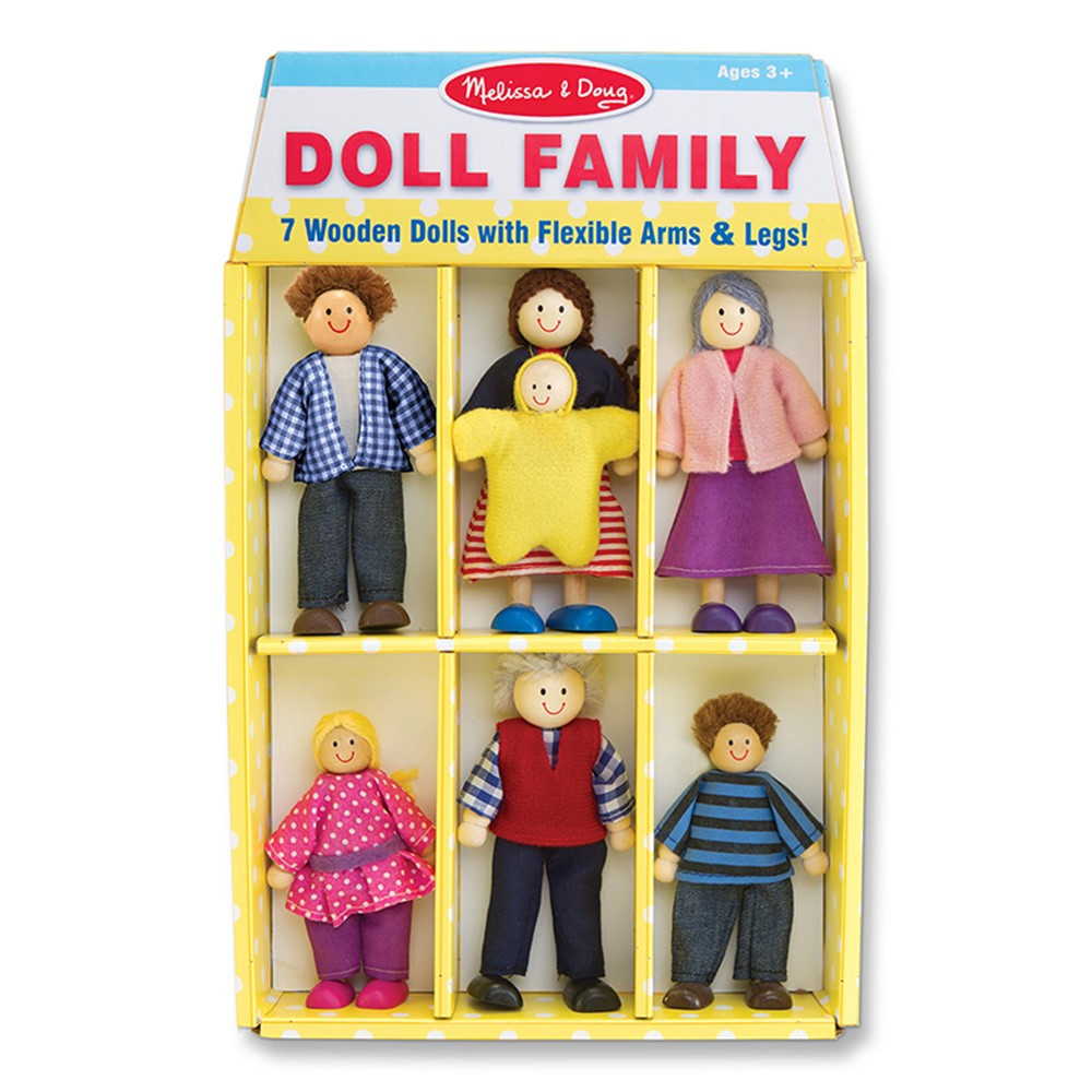 LCI2464 - Wooden Family Doll Set in Dolls
