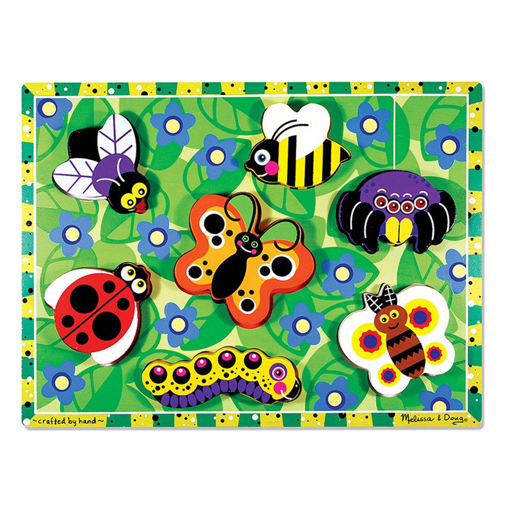 LCI3729 - Insects Chunky Puzzle in Wooden Puzzles
