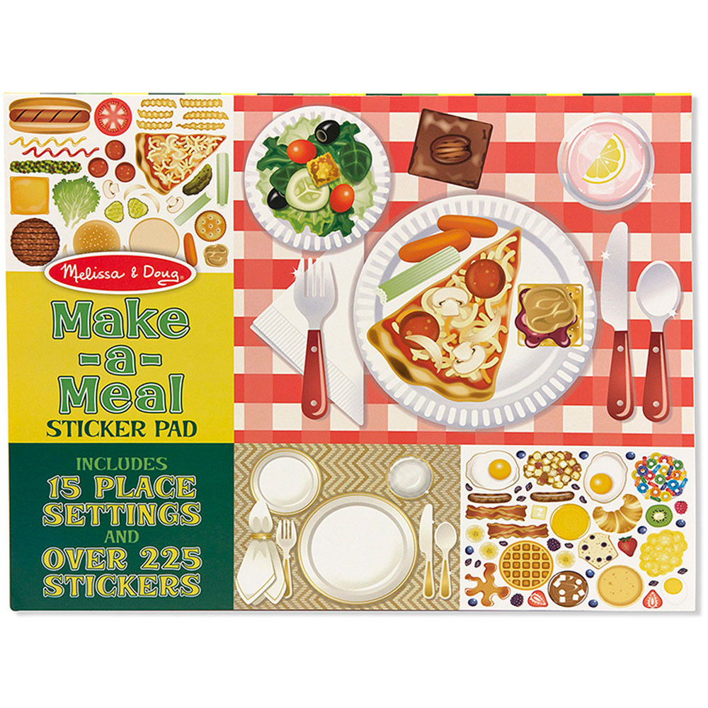 LCI4193 - Make A Meal Sticker Pad in Art & Craft Kits