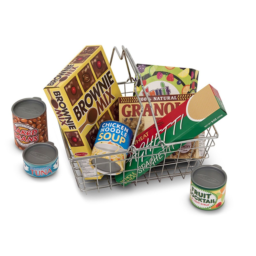 LCI5171 - Grocery Basket With Food in Play Food