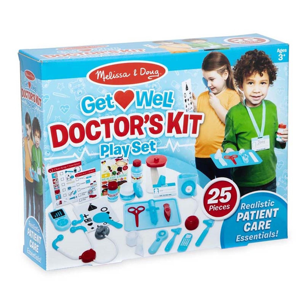Melissa & Doug Get Well Doctor's Kit Play Set Doctor Role Play