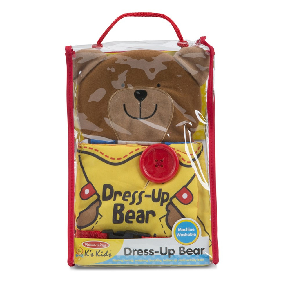 Soft Book: Dress Up Bear - LCI9206 | Melissa & Doug | Pretend & Play