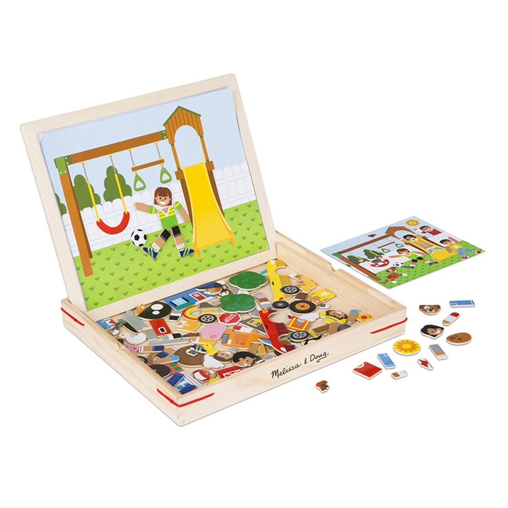Wooden Magnetic Matching Picture Game - LCI9918 | Melissa & Doug | Games