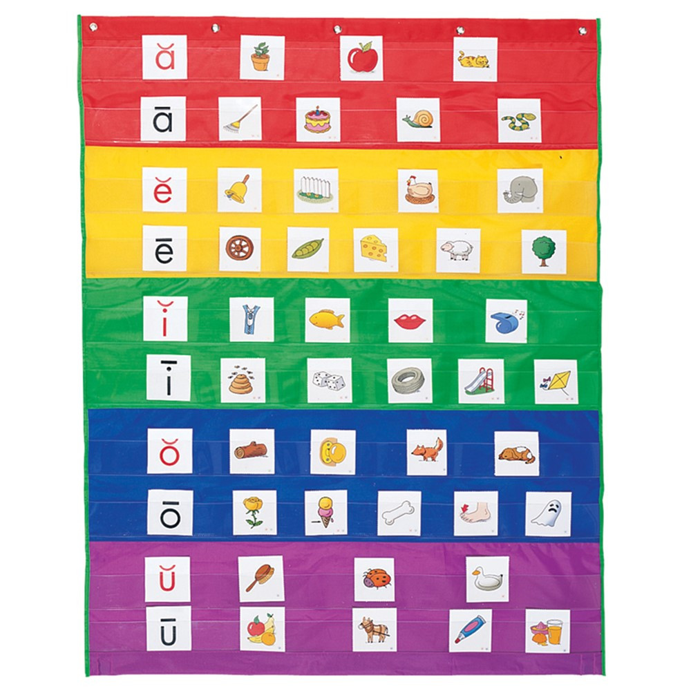 LER2197 - Rainbow Pocket Chart in Pocket Charts