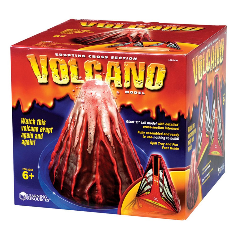 Erupting Cross-section Volcano Model