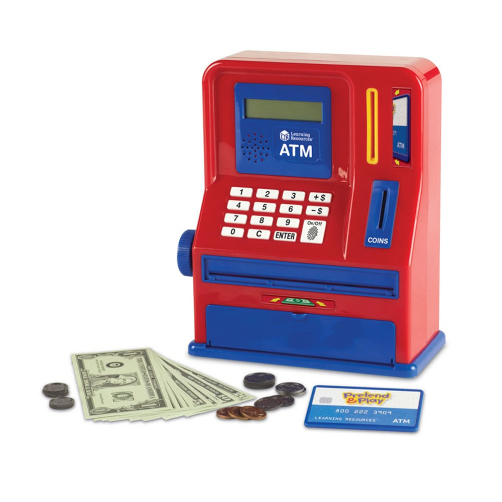 LER2625 - Pretend And Play Teaching Atm  Bank in Pretend & Play