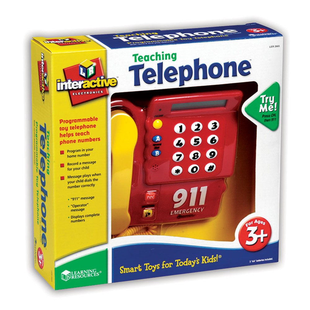 LER2665 - Teaching Telephone Gr Pk+ in Pretend & Play