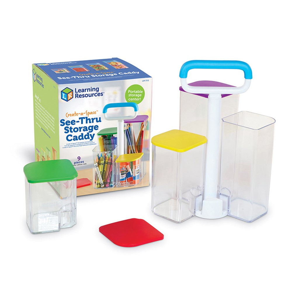 Create-a-Space See & Store Bins - LER3712 | Learning Resources | Storage Containers