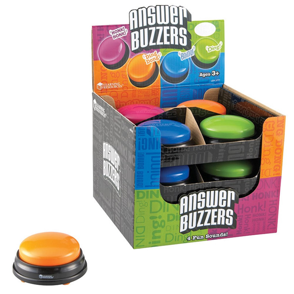 LER3777 - Answer Buzzers Pop Set Of 12 in Novelty