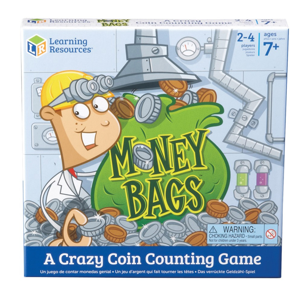 LER5057 - Money Bags A Coin Value Game Gr 2+ in Math