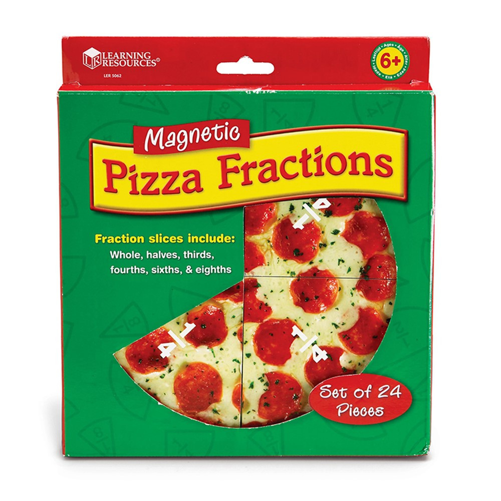 LER5062 - Magnetic Pizza Fraction Set in Fractions & Decimals