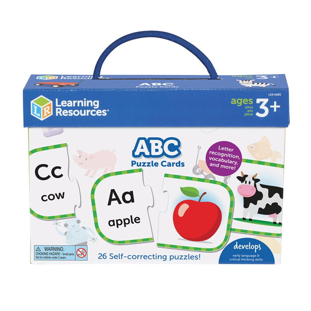 ABC Puzzle Cards - LER6085 | Learning Resources | Language Arts