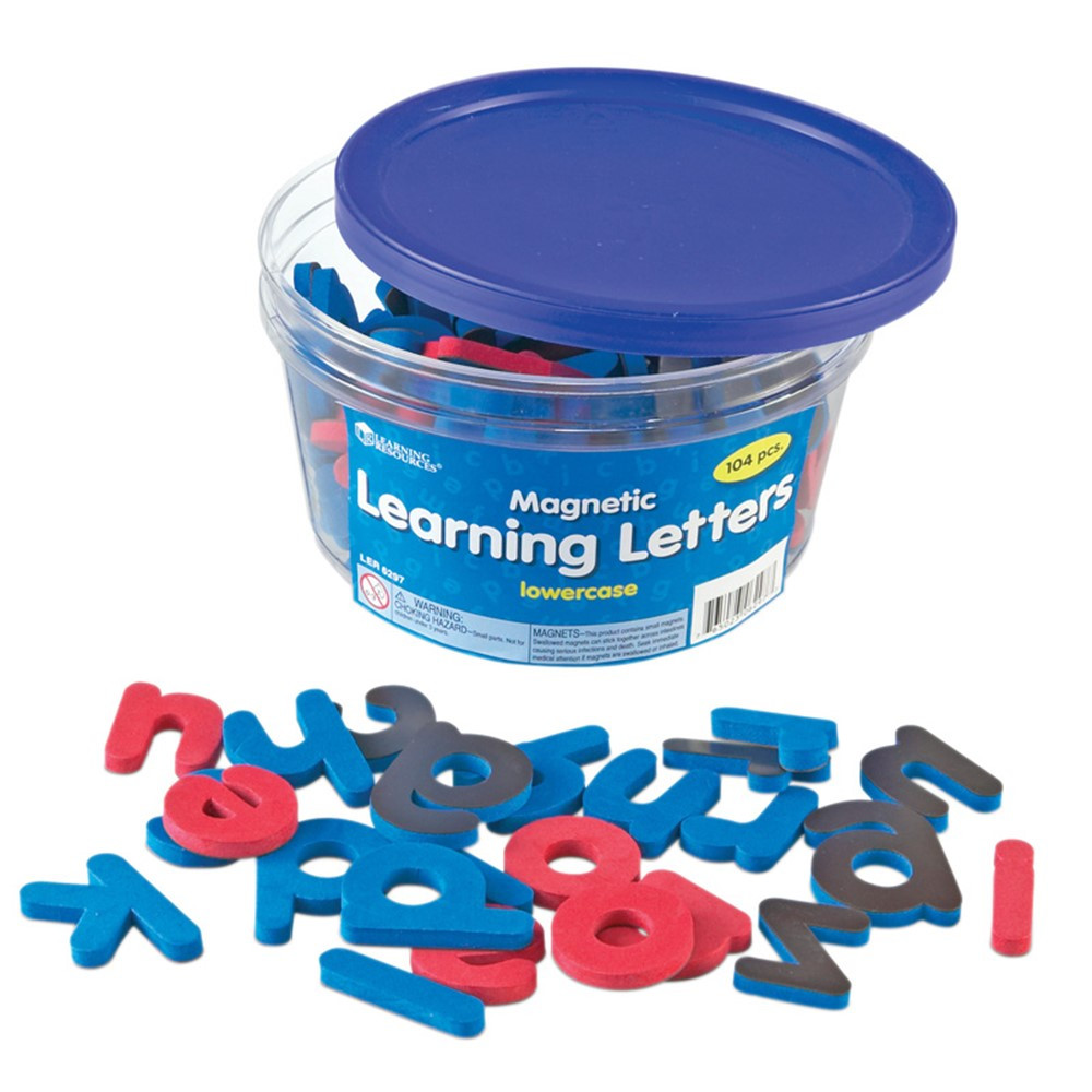 LER6297 - Magnetic Learning Letters Lowercase in Magnetic Letters