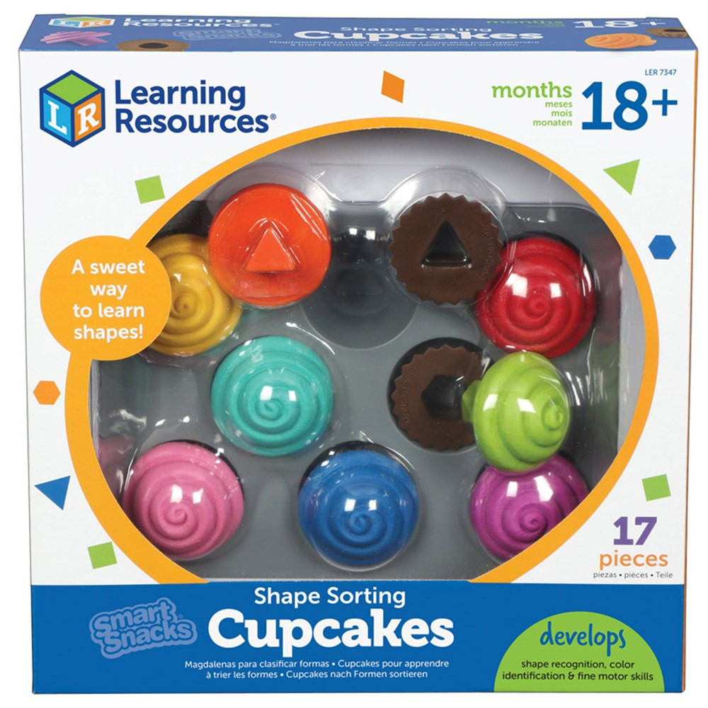 LER7347 - Smart Snacks Shape Sorting Cupcakes in Sorting