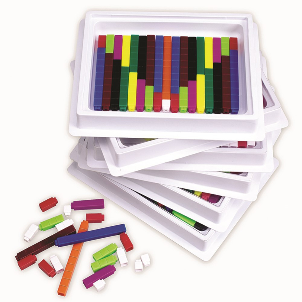 LER7481 - Cuisenaire Rods Multipack 6St Of 74 in Numeration