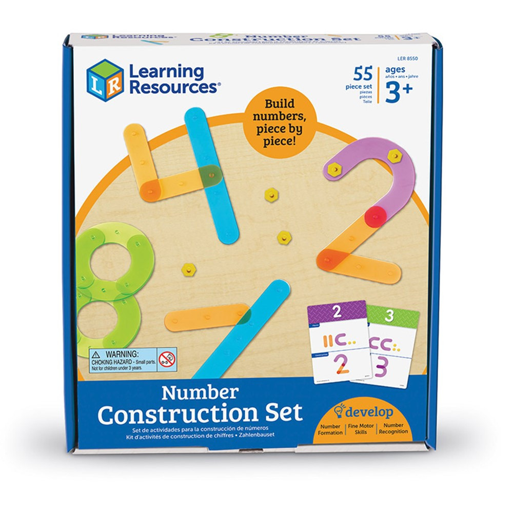 Number Construction Maths Activity Set - LER8550 | Learning Resources | Numeration