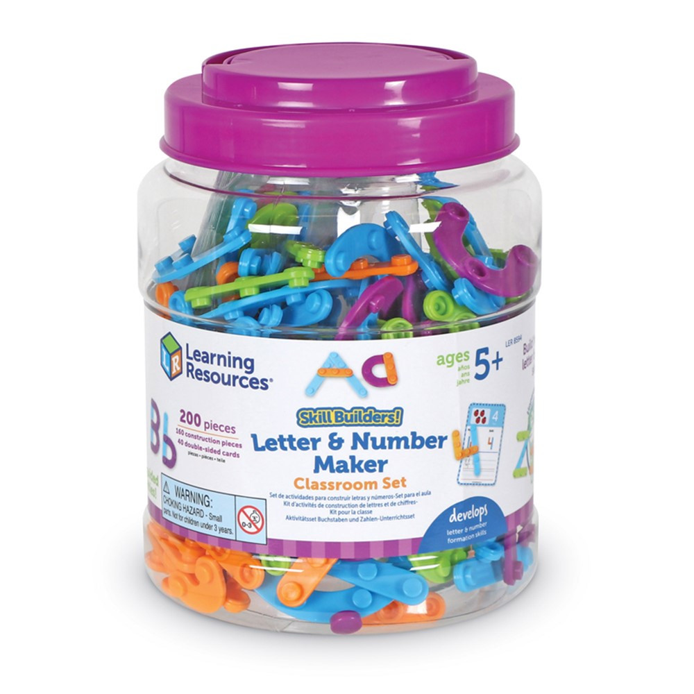 Letter & Number Maker Classroom Set - LER8594 | Learning Resources | Language Arts