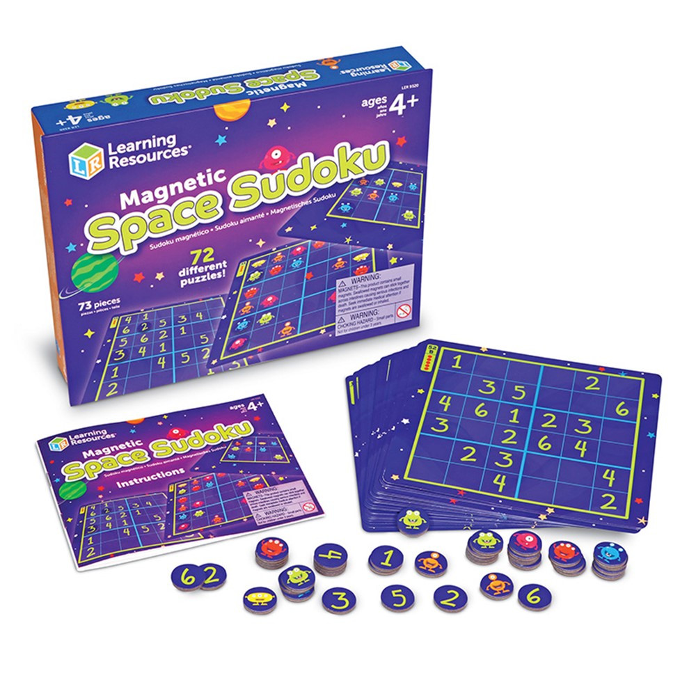 Magnetic Space Sudoku - LER9320 | Learning Resources | Math